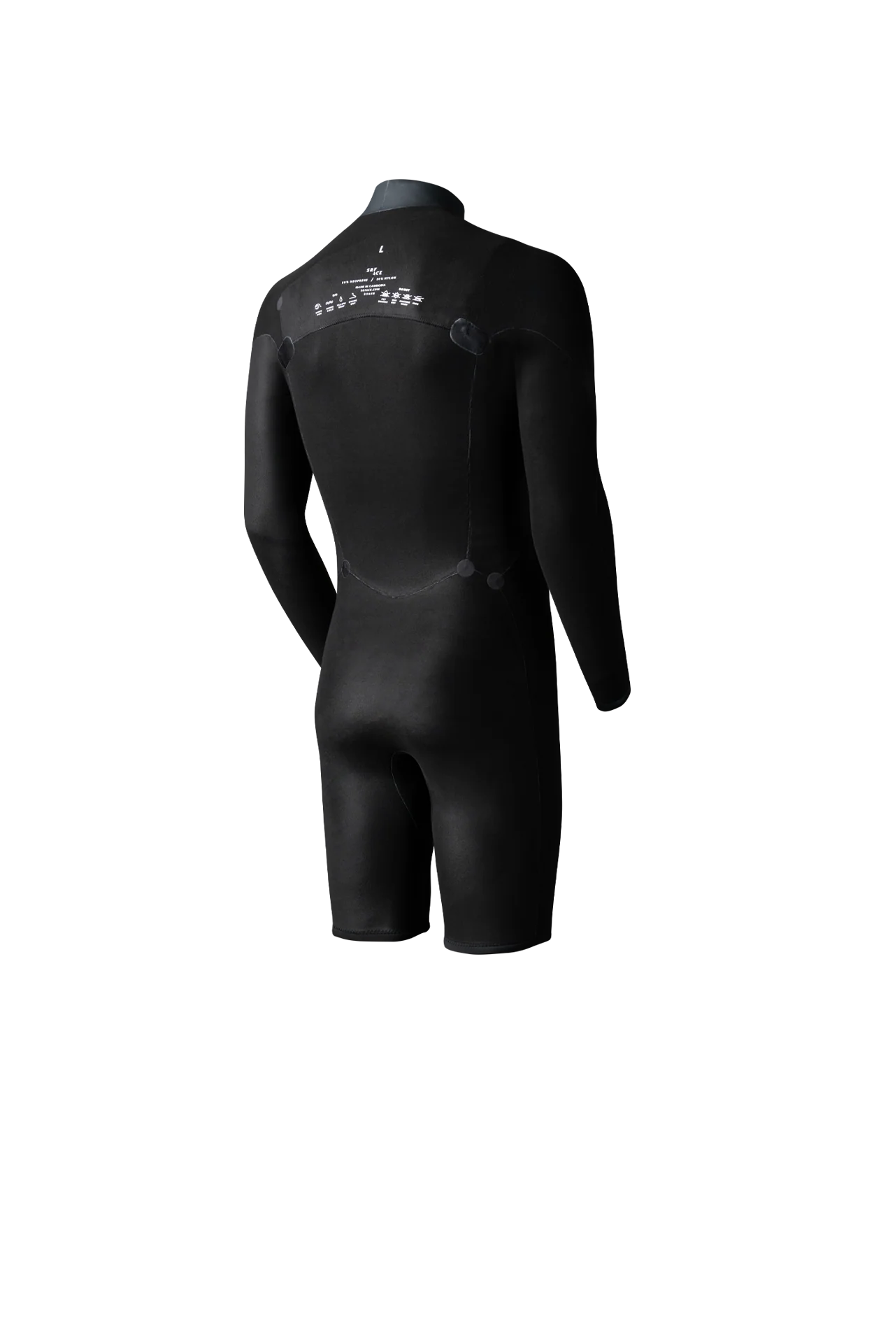 Men's Lite Wetsuit 2/2 Long Sleeve Shorty - Image 4