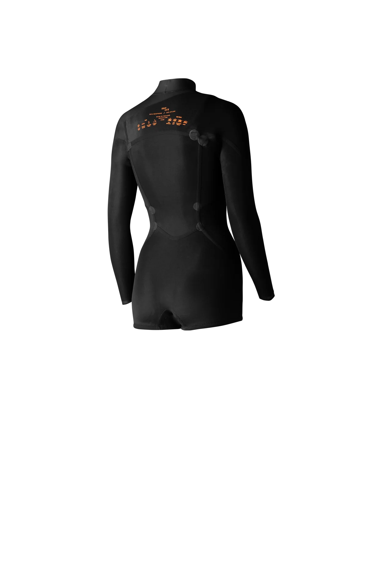 Women's Flex Wetsuit 2/2 Long Sleeve Shorty - Image 4